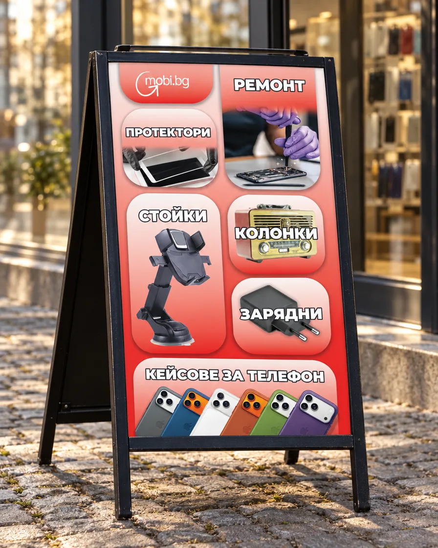 Pavement sign — gmobi.bg