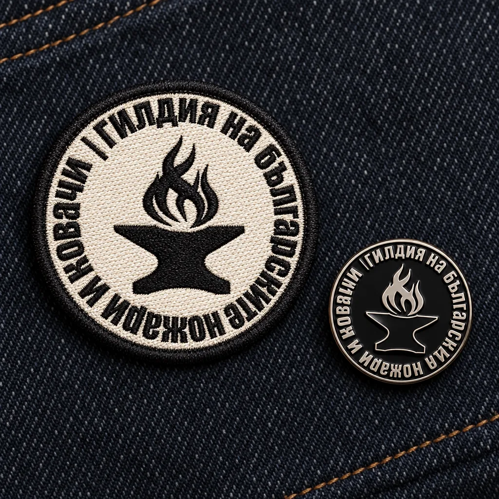 Patch and pin — Guild of Bulgarian Bladesmiths